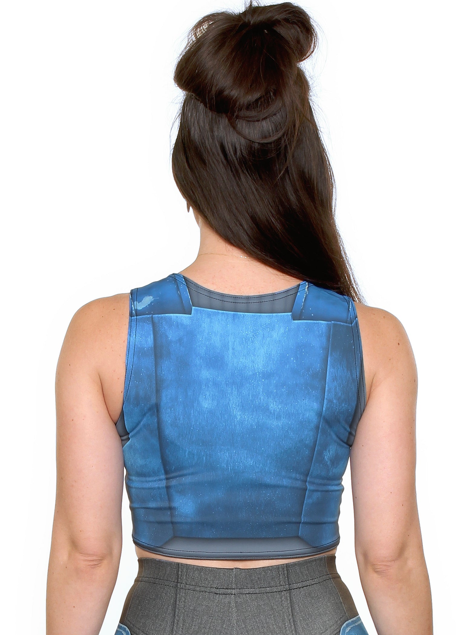 Nighthawk Blue Crop Top