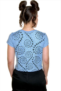 Radiant Swirls Loose Crop Top